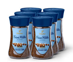 Feine Milde Çözünebilir Granül Kahve 6 x 100 g