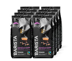 Barista Espresso Dark - 8 x 1 kg Çekirdek Kahve