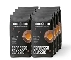 Eduscho Espresso Classic, 8 x 1 kg Çekirdek Kahve
