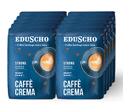 Eduscho Caffè Crema Strong Çekirdek Kahve - 10 x 500 g
