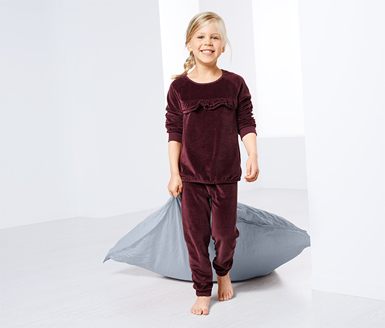Organik Pamuklu Kadife Pijama Takımı 365216