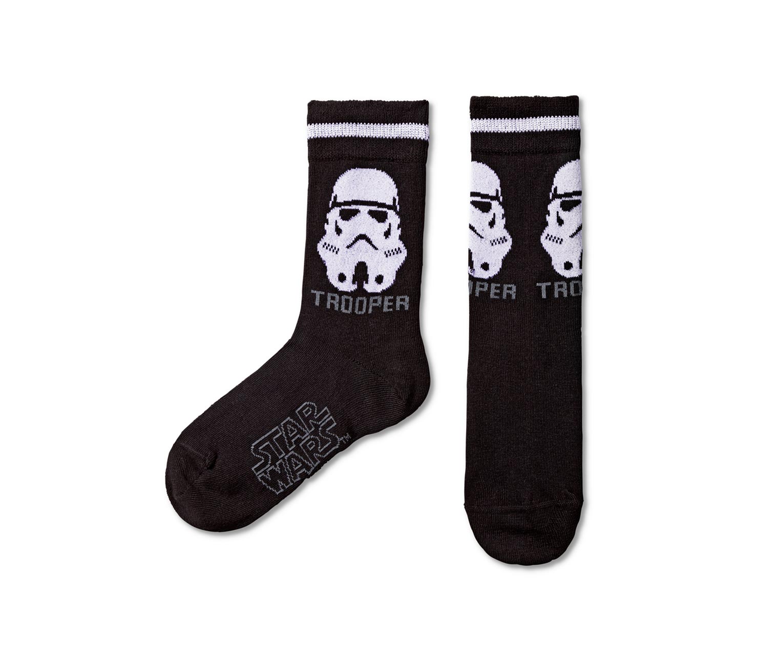 Çorap, Star Wars™, Siyah-Beyaz ve Koyu gri-Siyah, 2 Çift 351692