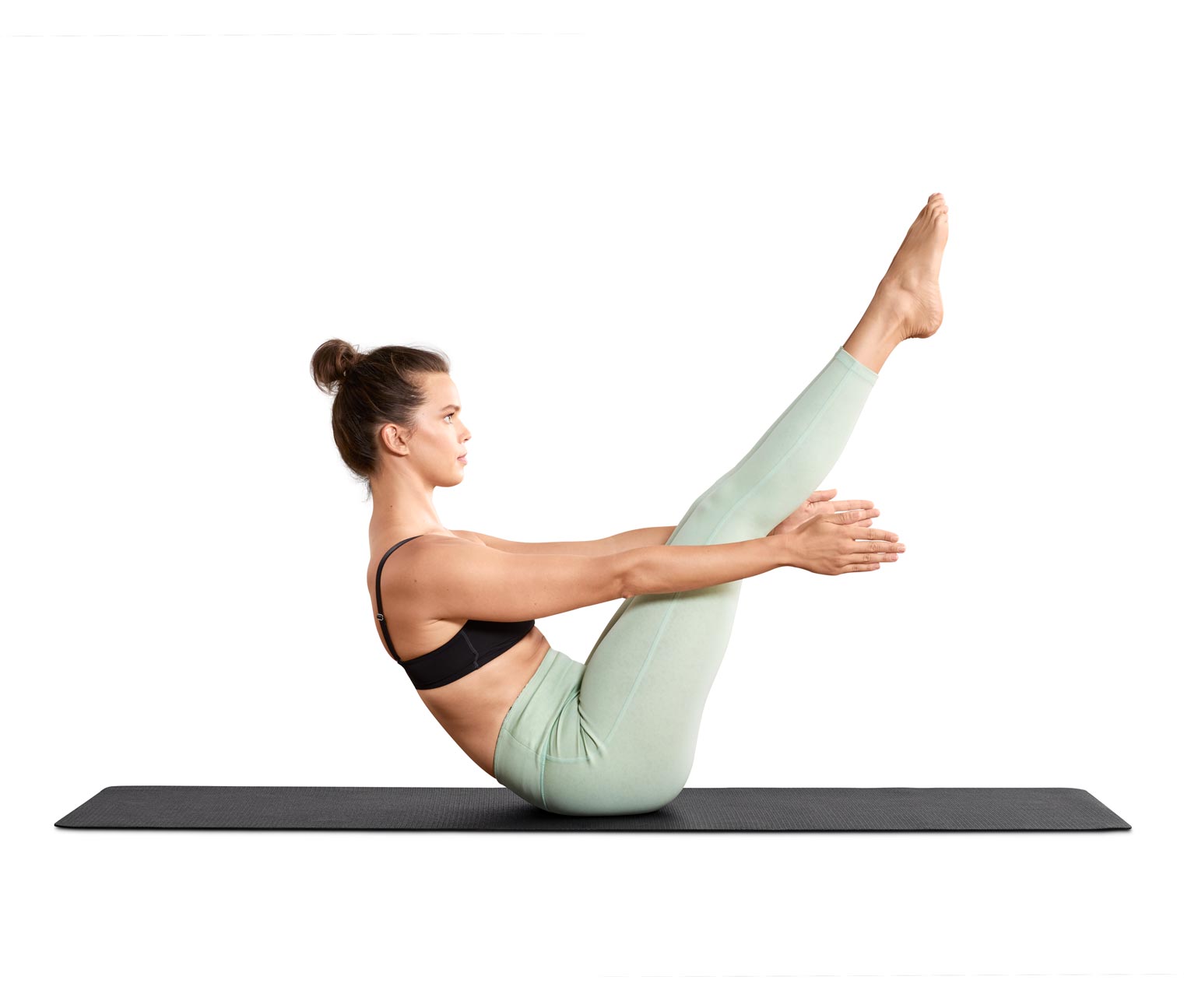 Yoga ve Fitness Matı, Siyah 624270