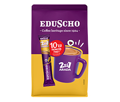 Eduscho 2'si 1 Arada Hazır Kahve,  10 x 11 g